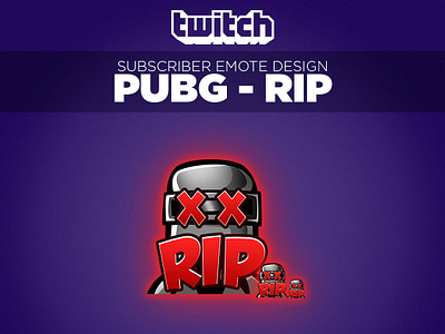 Twitch Sub Emote Pubg "RIP"