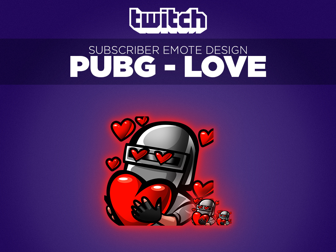 Twitch Sub Emote Pubg "LOVE" by Andy Hanne on Dribbble