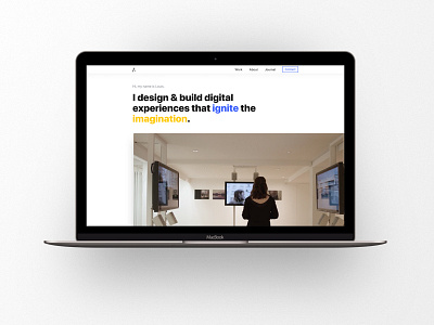 Portfolio: Macbook macbook ui uidesign ux