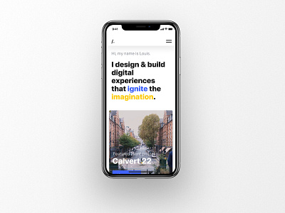 Portfolio: iPhoneX iphonex ui uidesign ux