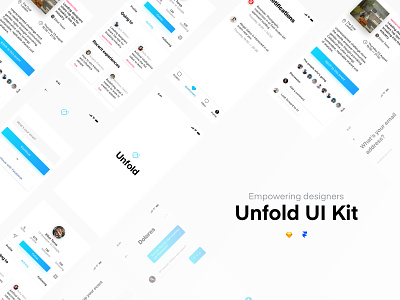 Unfold Ui Kit And Interactive Prototype blue ignite iphone prototyping purple sketch ui uidesign uidesigner unfold userexperience ux