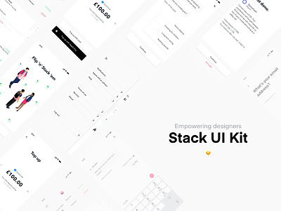 Stack UI Kit — Release bank app bankapp design finance app ignite illustration pink prototyping sketch ui uidesign uidesigner ux