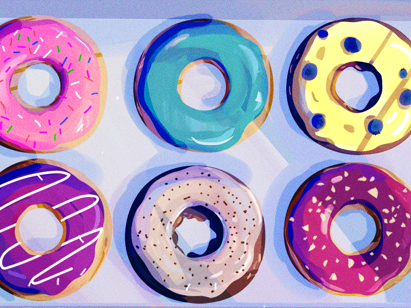 The Naked Donut By Michelle Gray On Dribbble