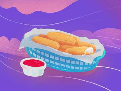 thicc mozz sticks cheese drawing food illustration mozzarella sticks