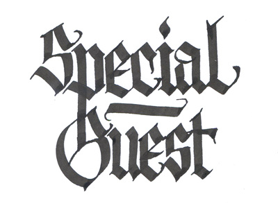 Working on new logo branding calligraphic identity logo
