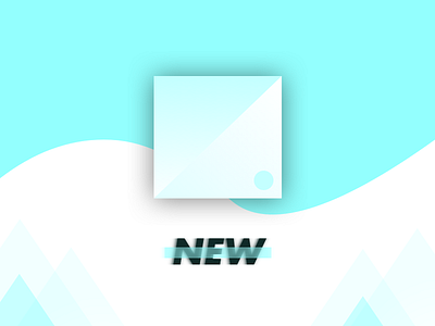 Something new.... blue blur clean square