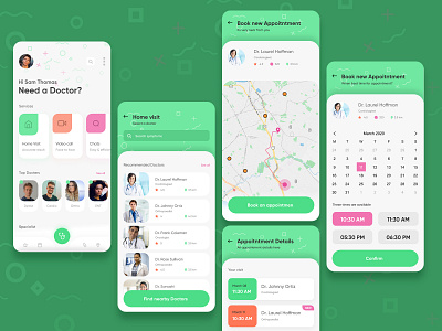 Doctor Appointment App Concept