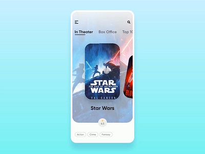 Movie App Interaction animation app app design app ui booking app design film interactiondesign invision ios movie movie app prototype studio ticket booking ui