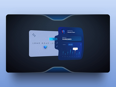 Augmented Credit Card Concept aep aftereffects animation app ui augmentedreality blender concept creditcard interactions modern muzli prototype shot trendy ui userinterface vr