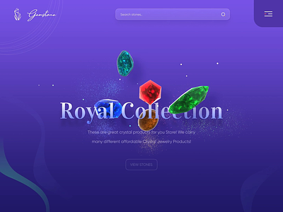Concept UI Animation aftereffects animation blender3d colorful concept figma gemstone inspiration interaction design interface jewellery muzli ring royal simple stone trendy ui uiinspirations ux