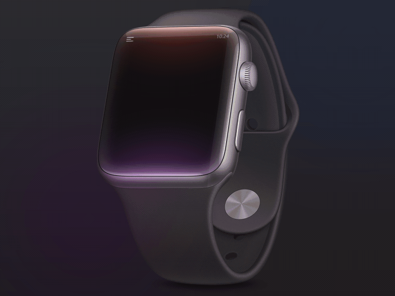 Smart watch Concept Animation UI by Aneesh on Dribbble