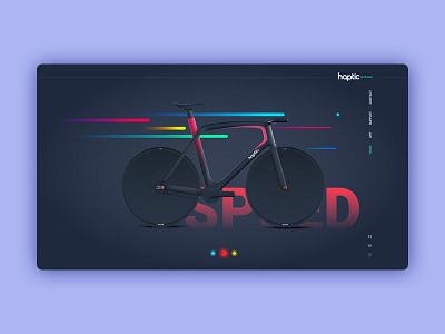 Cycle landing screen app ui colorful concept cycle cycling design red shot speed ui web webdesign xd xd design