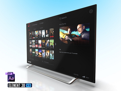 Free After effects Element 3d Smart tv