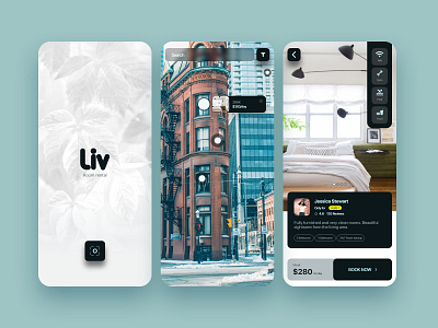 Live Room Booking App Concept