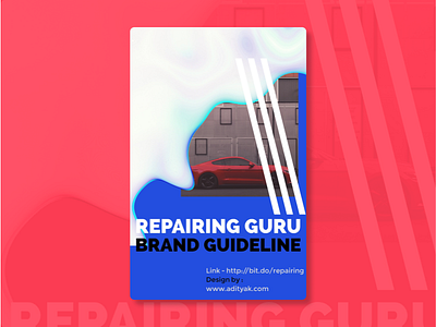 Repairing Guru - Brand Guideline abstract design adieditz brand identity branding freebie graphic design logo design minimal poster design swiss design ui design web design