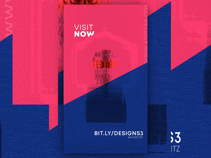 3 designs 3 days art abstract minimal logo illustration branding creative poster abstract design teaser freebie mockup
