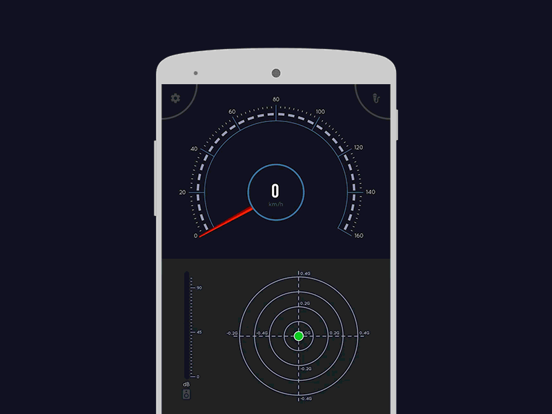 Speedometer acceleration after android app apple dark effects ios mobile speed speedometer ui