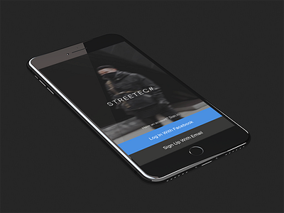 Daily UI #001 — Sign Up 001 daily ui ios log in sign up streetwear