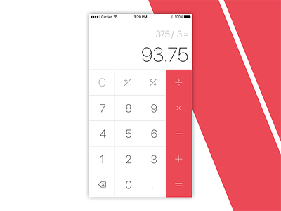 Daily UI #004 — Calculator