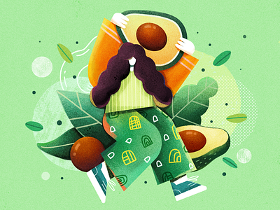 avocado design illustration ui 设计