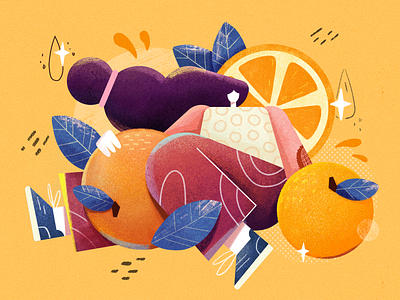 oranges design illustration ui 设计