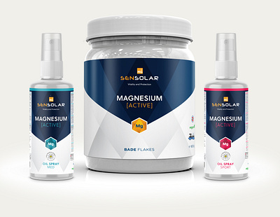 Package Design / Label Design advertising brand brand identity branding design illustration jar labeldesign magnesium packagedesign spraycan
