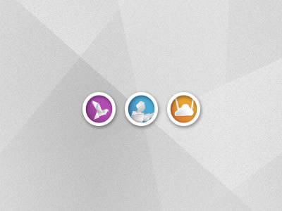 Origami Icons style
