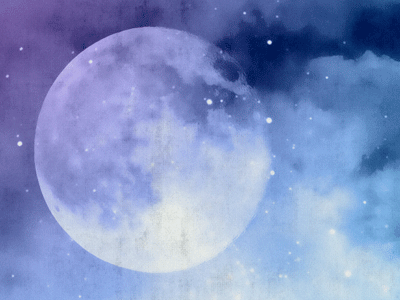 Color The Sky cover art gradient moon sky stars texture