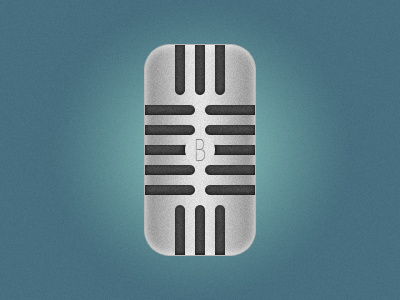 Mic logo concept microphone