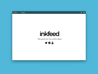 inkfeed.co design html css inkfeed inkfeed.co landing page ui web design web dev website