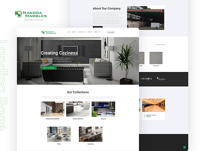 Website UI Design | Nakoda Marbles