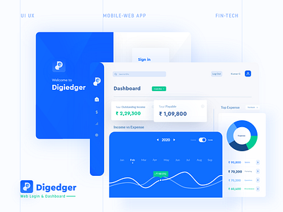 Fintech WebApp UI | Digiedger