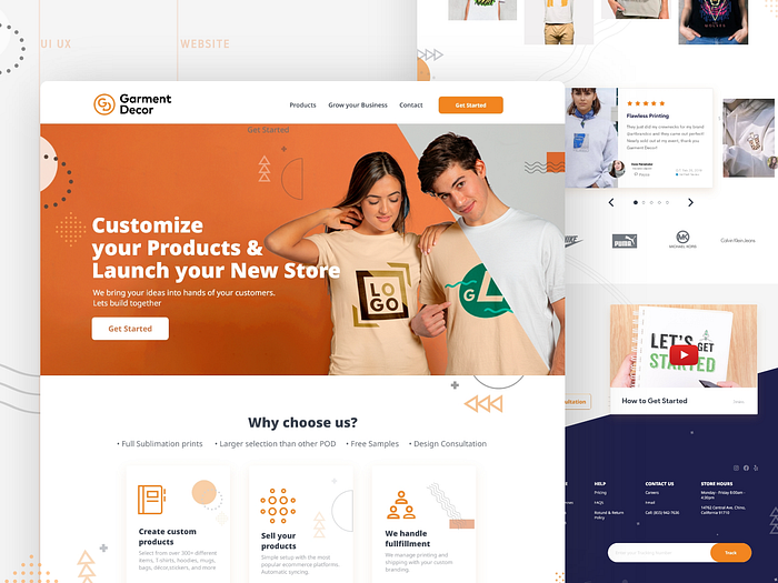 Garment site designs, themes, templates and downloadable graphic