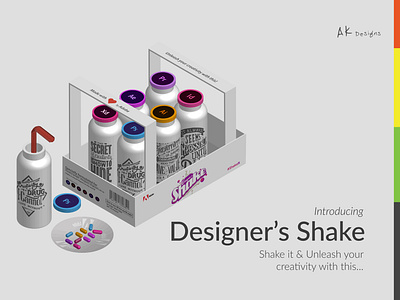 Adobe Designer's Shake 3d adobe adobe illustrator adobe products creative cloud designer designer shake illustration isometric milkshake vector