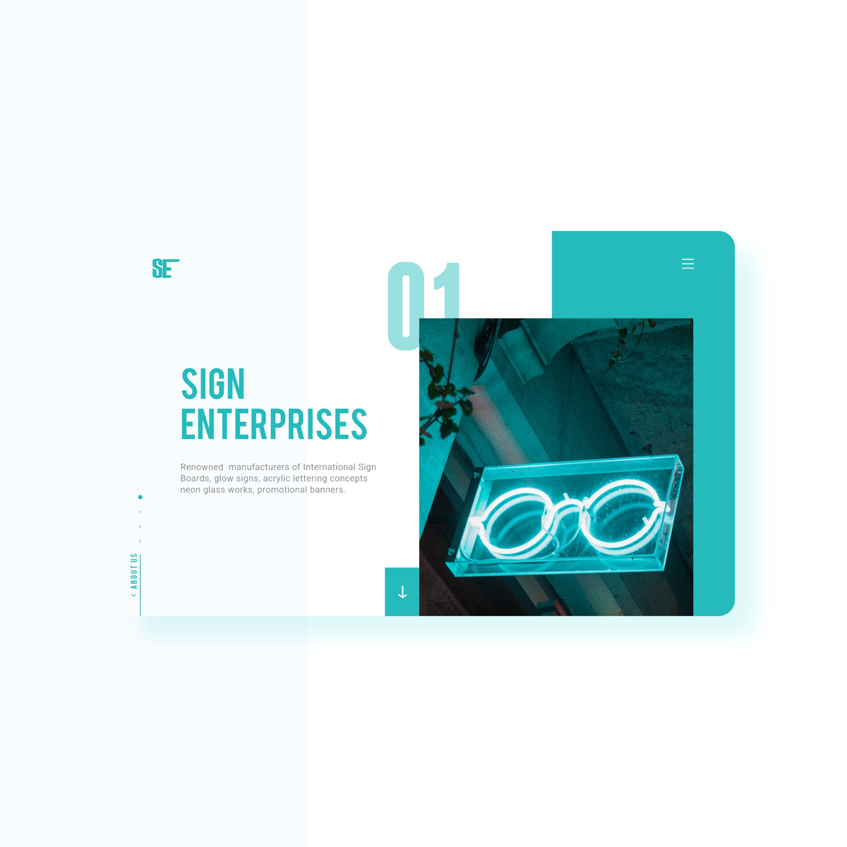 Sign Enterprise site UI by Ajay Karthik K on Dribbble