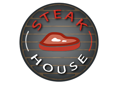 SteakHouse adobe illustrator brand identity branding graphic design illustration logo vector wacom