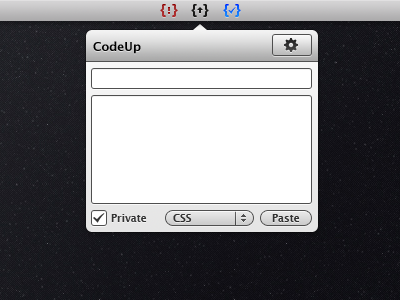 CodeUp app codeup icon menubar ui