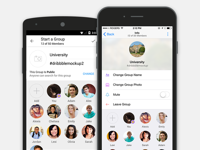Why Can't I Join Public Groups In Kik Public Groups by Adrian Kenny for Kik Messenger on Dribbble