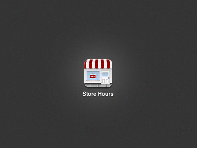 Store Hours hours icon iphone store