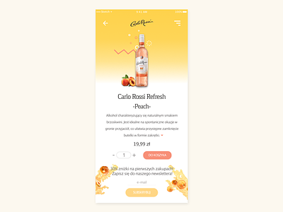Wine Shop App Concept | Mobile | Carlo Rossi alcohol app carlo concept mobile rossi shop ui ux wine