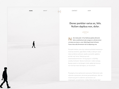 Minimalistic Blog Page article blog clean layout minimalism page simply sketch web www