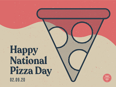 National Pizza Day 2020 illustration illustrator national pizza day pizza pizza slice vector