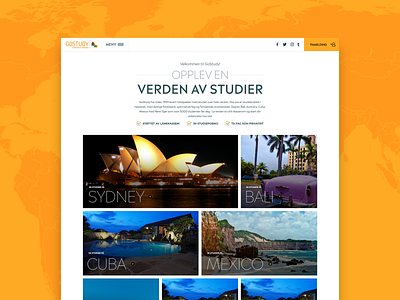 Gostudy landing page design flat landing page minimal type typography ui ux web website