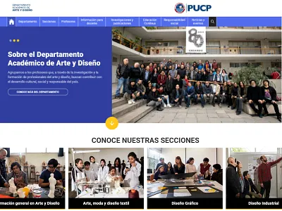 Departamento arte website