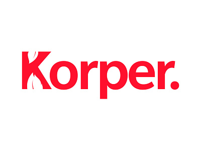 Korper - Branding Logo body body care clinic clinical estetic foil logo logo design logotype nude