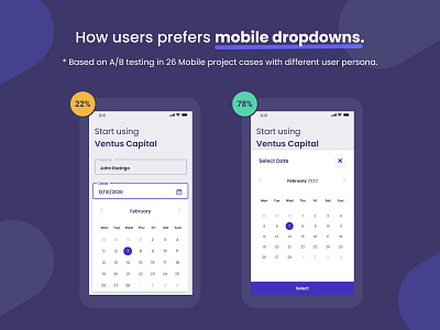 Case study - How users prefers mobile dropdowns?