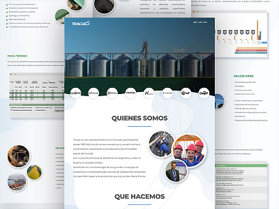 Web - Tracsa design industrial layout tracsa ui ux web