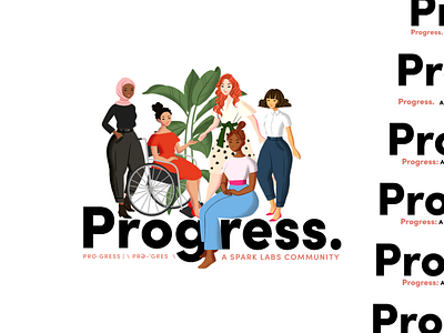 Progress Community Branding and Swag Design