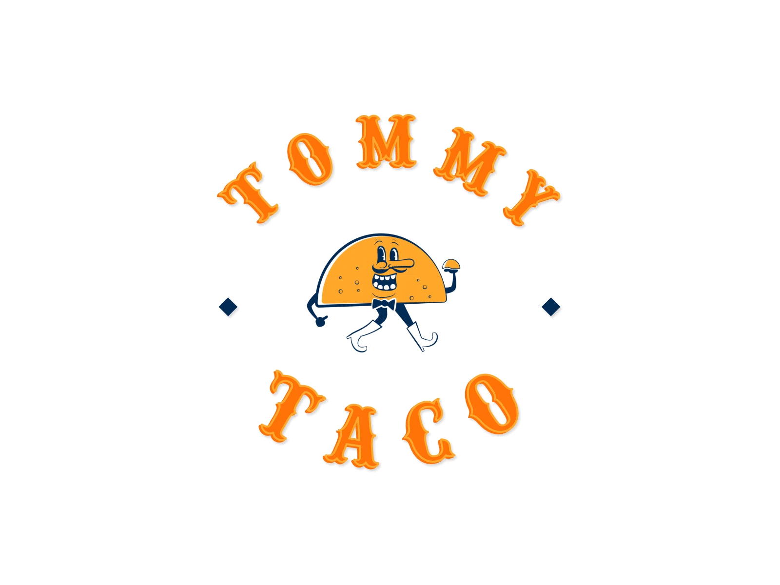 Tommy Taco (Animated Logo) animated logo character design logo logo design taco