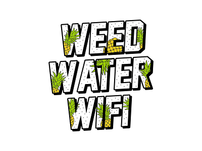 Weed, Water, Wifi musicians water weed wifi